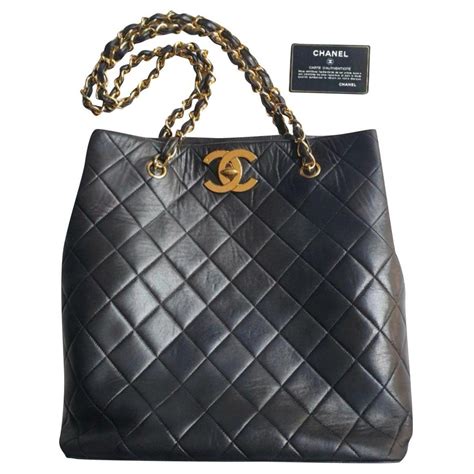 chanel tote leather bag|chanel tote bags for sale.